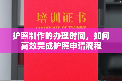 天峨护照制作的办理时间，如何高效完成护照申请流程